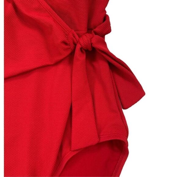 New. Tommy Bahama red wrap swimsuit. MSRP $169 size 10 - Picture 6 of 10